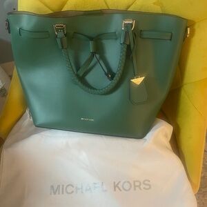 Leather Michael Kors bag